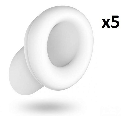 Набор из 5 белых сменных насадок Satisfyer J2018-7-c (для Satisfyer 2)