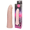 Гнущийся фаллоимитатор телесного цвета Bior toys Realistic Cock EE-10042 (20 см)