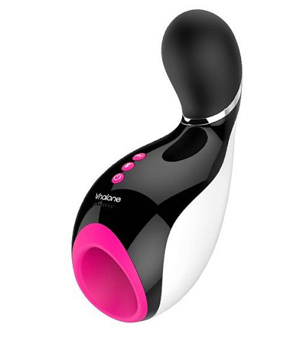 Хай-тек мастурбатор чёрно-белого цвета Nalone Nalone Oxxy VS-VR30