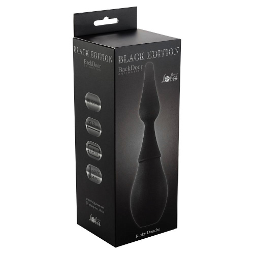 Чёрный анальный душ Lola toys Kinky Douche 4224-01Lola