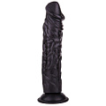 Чёрный фаллоимитатор без мошонки LOVETOY (А-Полимер) 400500 (19,5 см)