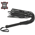 Чёрная большая многохвостая плеть с шипами Sitabella 3023-1 (55 см)