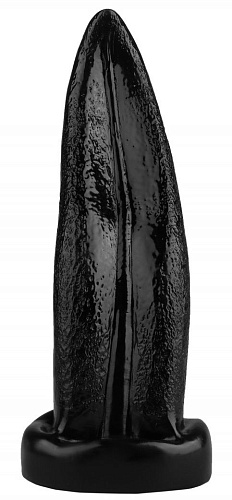 Чёрная изогнутая анальная втулка-язык Сумерки богов 1015-59 BX DD (21 см)