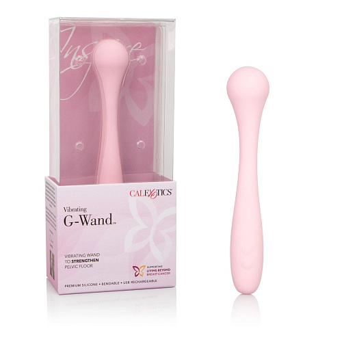 Вибростимулятор точки G нежно-розового цвета California Exotic Novelties Vibrating G-Wand SE-4812-05-3 (18,5 см)