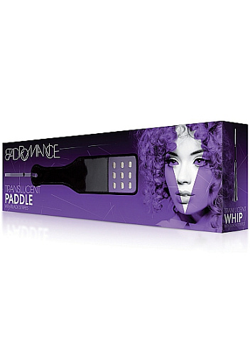 Чёрно-белый пэдл Shots Media BV BAD022 (31 см)