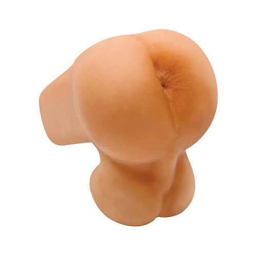 Реалистичный мастурбатор-попка телесного цвета с мошонкой Topco Sales Handy Andy Ass Strocker With Balls  1004037