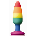 Радужная пробка NS Novelties Colours Pride Edition Pleasure Plug Medium NSN-0408-53 (13,3 см)