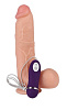Реалистичный вибратор с пультом управления телесного цвета Real RV10012 (21 см)