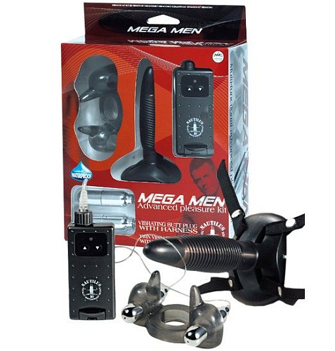 Чёрный вибронабор NMC MEGA MEN 140045