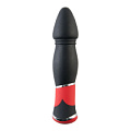 Чёрный вибратор с заострённой головкой ToyFa 901335-5 (11,4 см)