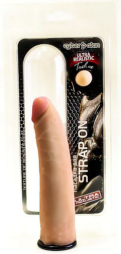 Телесная насадка-фаллос для страпона Harness LOVETOY (А-Полимер) 840602 (18 см)