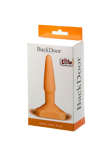 Оранжевый анальный стимулятор Lola toys Small Anal Plug flash 510276lola (12 см)