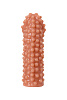 Телесная насадка на фаллос с бугорками KOKOS Extreme Sleeve 010 M-size ES.010-M (14 см)