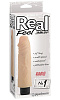 Реалистичный вибромассажёр телесного цвета Pipedream Real Feel Lifelike Toyz №1 PD1392-21 (19,1 см)
