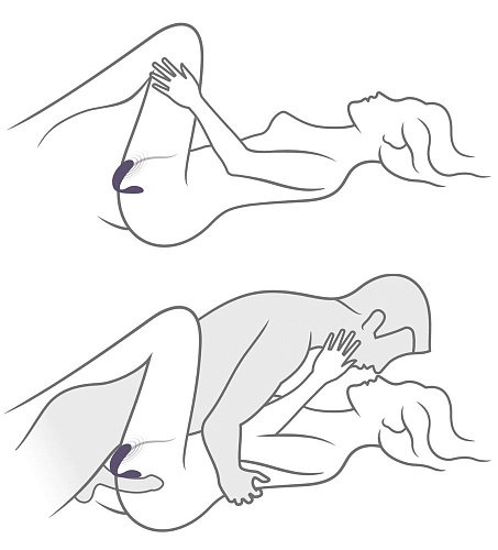 Фиолетовый вибратор для пар We-vibe Sync Cosmic SNSYSGC