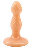 Телесная анальная втулка на ножке Chisa Small Wave Probe CN-101463182 (9,3 см)