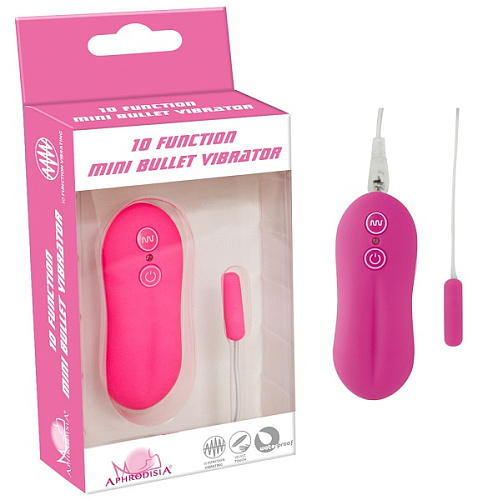 Фиолетовая мини-пулька с 10 функциями вибрации Howells 35005-purple