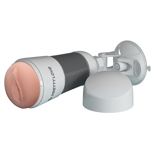 Мега-мастурбатор вагина белого цвета без вибрации Baile Hedy BM-00900T49N