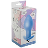 Голубая анальная вибропробка Lola toys Bulb Anal Plug 5006-02lola (10 см)