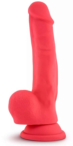 Красный фаллоимитатор на присоске Blush Novelties Shimmy BL-83708 (22 см)