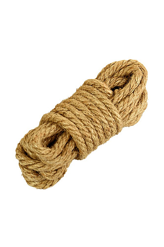 Джутовая веревка для бондажа ToyFa 704016
