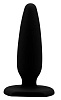 Чёрная силиконовая анальная пробка Chisa Black Mont CN-491446042 (13,5 см)