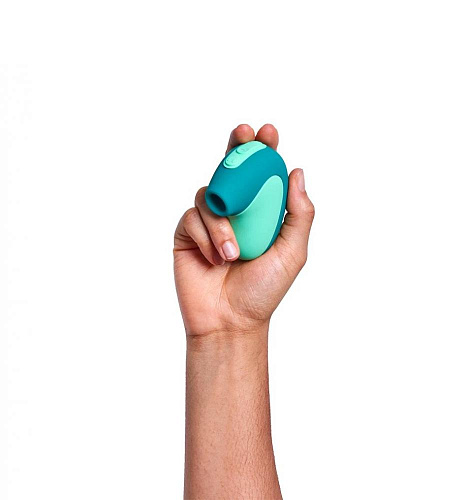 Бирюзовый вакуумный клиторальный стимулятор Unbound Puff PUFUBVB-MT