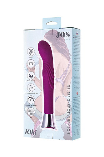 Лиловый стимулятор точки G с вибрацией JOS KIKI 783010 (21,5 см)