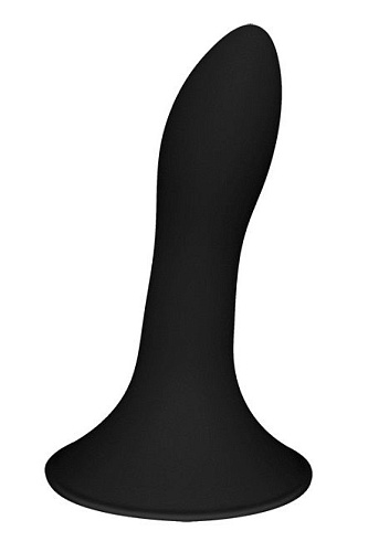 Чёрная анальная пробка двойной плотности Adrien Lastic Hitsens 5 24059 (12,9 см)