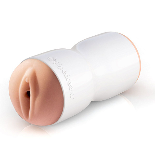 Мастурбатор вагина-ротик в белом цвете Pipedream Extreme Toyz Tight Grip Pussy  MouthRD281-19