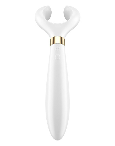 Белый вибромассажёр для пар Satisfyer Partner Multifun 3 J2018-40-WHITE