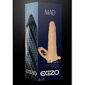 Телесный полый мужской страпон EGZO MAD FH010