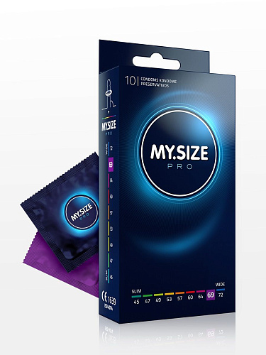 Прозрачные презервативы R S GmbH MY.SIZE №10 (10 шт, размер 69)
