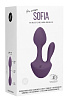 Фиолетовый анально-вагинальный вибратор Shots Media BV Sofia JIL011PUR (13 см)