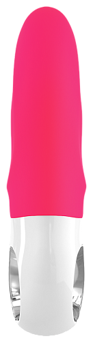 Ярко-розовый вибратор с клиторальным отростком Fun Factory MiSS Bi 1201036 (17 см)