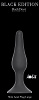 Чёрная анальная пробка Lola toys Slim Anal Plug Large 4205-01Lola (12,5 см)