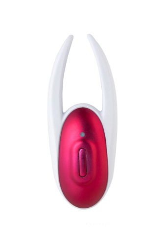 Бело-красный клиторальный стимулятор Erotist Erotist Alive 540202