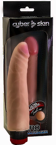 Реалистичный вибратор телесного цвета со встроенным контроллером LOVETOY (А-Полимер) 800606 (18 см)