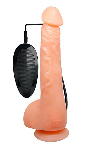 Телесный вибратор-реалистик Baile Bonny BW-008041ZSY (24 см)