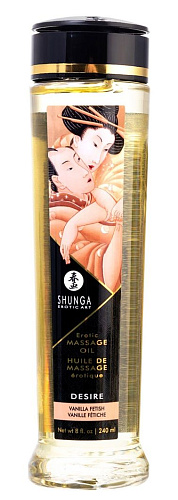 Массажное масло с ароматом ванили Shunga Desire 1207 (240 мл)