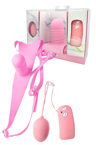 Розовые трусики с вибрацией Vibe Therapy Intimacy 50841