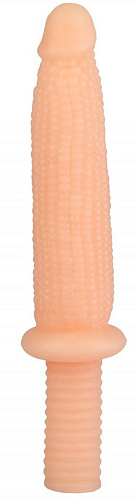 Телесный анальный реалистичный стимулятор Сумерки богов «Кукуруза» 1015-81 BX DD (33,5 см)