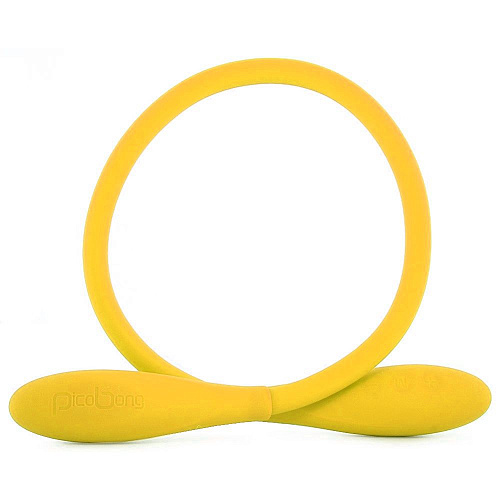 Жёлтый революционный стимулятор PicoBong Transformer Vibe PB6119 (65 см)