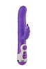 Фиолетовый вибратор с клиторальной стимуляцией NMC INSTYLE DUO VIBRATOR 5.5INCH 111698 (14 см)