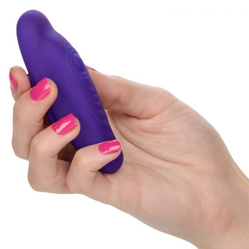 Фиолетовый стимулятор в трусики California Exotic Novelties Lock-N-Play Remote Pulsating Panty Teaser SE-0077-55-3
