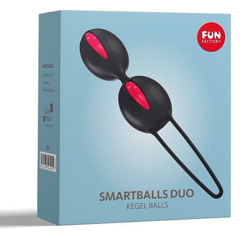 Чёрные вагинальные шарики Fun Factory Smartballs Duo 34308