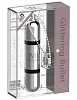 Серебристый мини-вибратор на цепочке ML Creation Glittering Bullet ML12 (9 см)