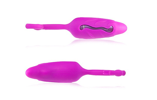 Лиловое виброяйцо-перчик с пультом ДУ Baile Naughty Genius II BI-014132