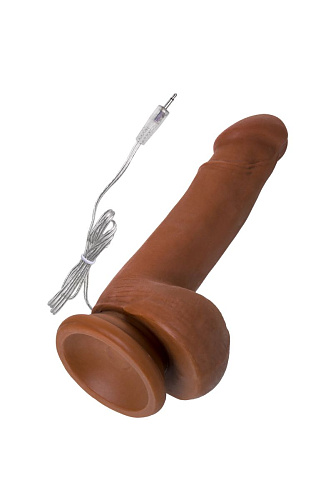 Коричневый вибратор-реалистик ToyFa Mr.Lopez 981104-1 (19 см)