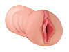 Двусторонний мастурбатор ротик и вагина телесного цвета Lola toys Morning Angel  2101-03Lola